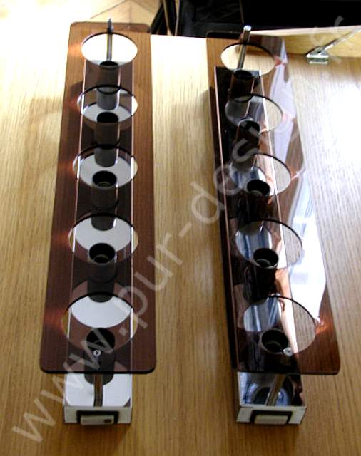 Appliques ultra 70's d'poque en plexiglas, era Panton. Pur Design.