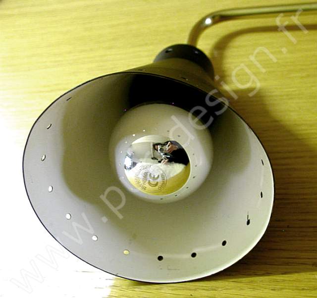 Lampe potence, applique cocotte dans le got de Guariche, 50-60's. Pur Design.