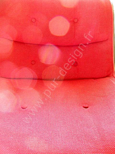 Fauteuil Charles Pollock Executive chair modle 12E1, Knoll 1ere version. Pur Design