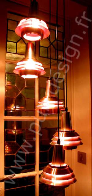 Suspension de Lyskaer Belysning pour Fog et Morup, Circa 1960, Design scandinave. Pur Design.