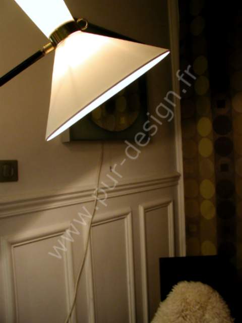 Superbe lampadaire tripode Lunel, annes 1950. , annes 1950. Pur Design