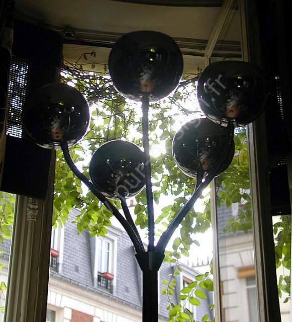 Lampadaire Eyeball de style Reggiani, circa 80, Space Age. Pur Design.