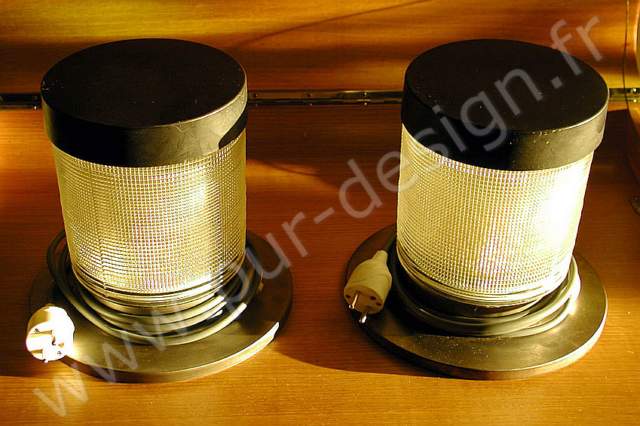Lampes de sol Holophanes, annes 50. Pur Design.