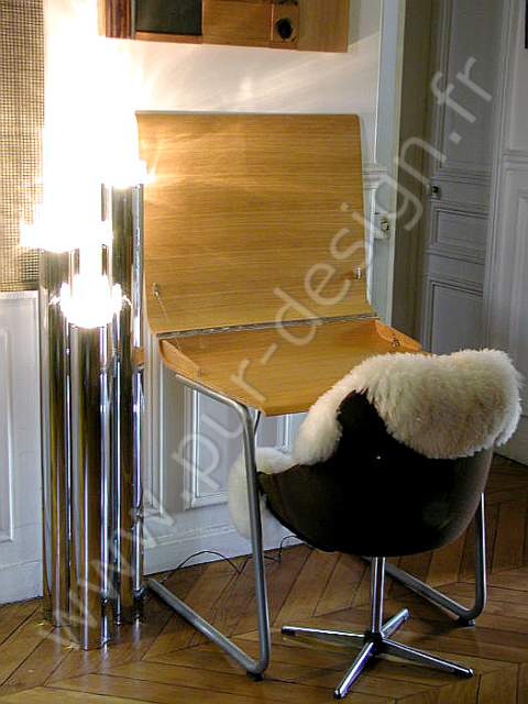 Exceptionnelle lampe de sol / lampadaire moderniste Gaetano Sciolari Murano, circa 70. Pur Design.