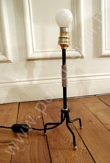 Lampe de table de style moderniste Jacques Adnet, 1950. Pur Design.