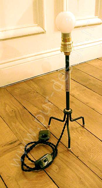 Lampe de table de style moderniste Jacques Adnet, 1950. Pur Design.