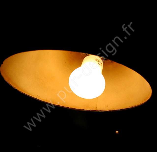Lampe de table industrielle dans le style Louis Kalff, 1950. Pur Design.
