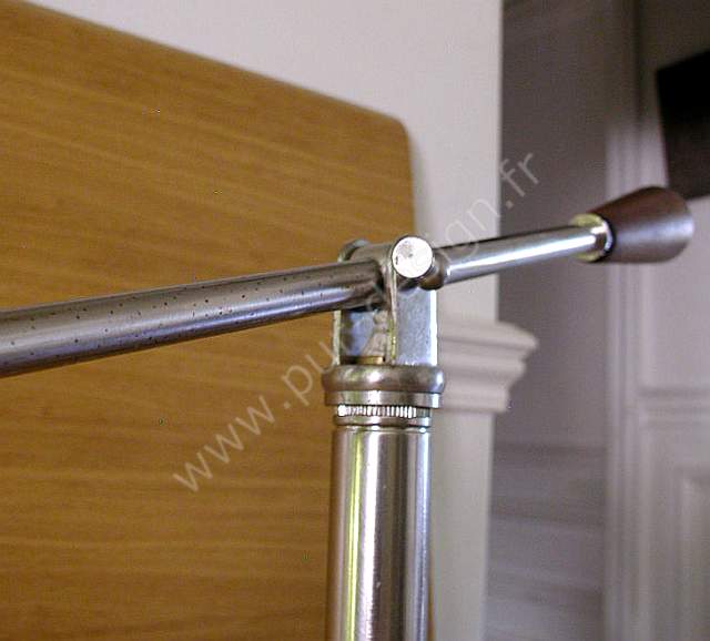 Lampe d'atelier  balancier ancienne, lampe  contrepoids esprit indus, 1970.  Pur Design.