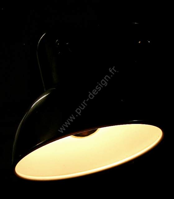 Lampe d'atelier  balancier ancienne, lampe  contrepoids esprit indus, 1970.  Pur Design.