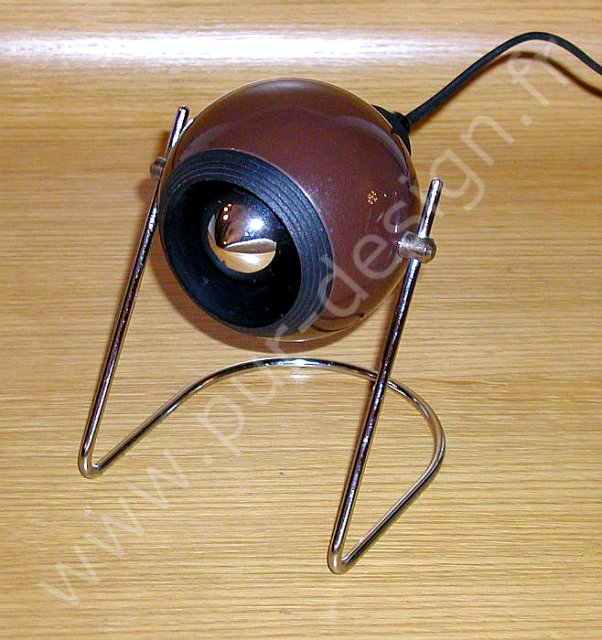 Petite lampe de table Eye Ball, Design 70. Pur Design.