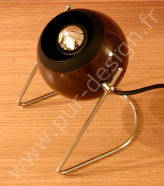 Petite lampe de table Eye Ball, Design 70. Pur Design.