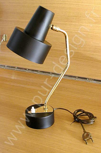  Lampe tuyau  rotule Pierre Guariche ed. Disderot, 1950. Pur Design.