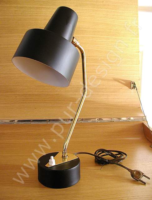  Lampe tuyau  rotule Pierre Guariche ed. Disderot, 1950. Pur Design.