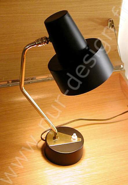  Lampe tuyau  rotule Pierre Guariche ed. Disderot, 1950. Pur Design.
