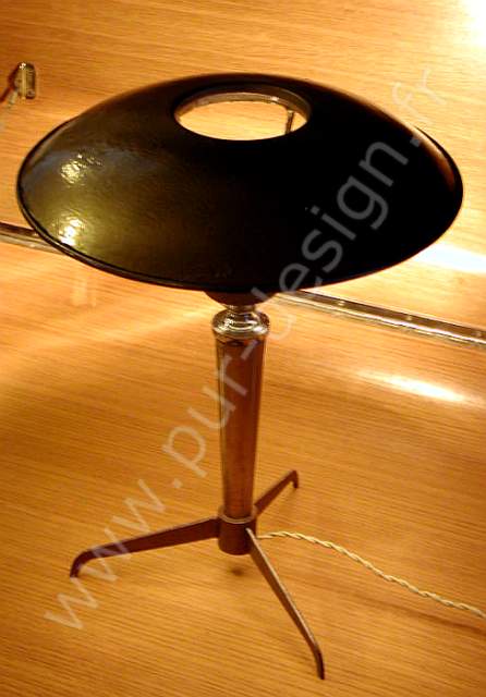 Lampe de table moderniste de Louis Kalff, 1950. Pur Design.