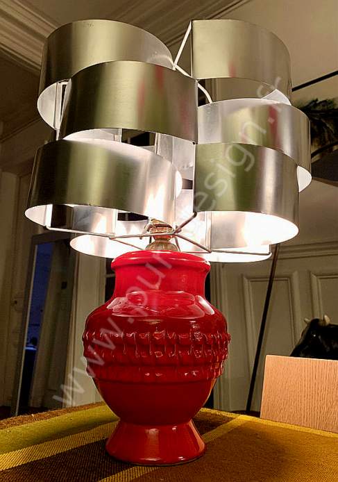 Lampe de table Max Sauze unique, Design 70, Pop, Space Age. Pur Design.
