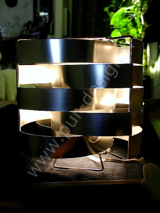Lampe de table Uranus de Max Sauze, Design 70, Space Age. Pur Design.