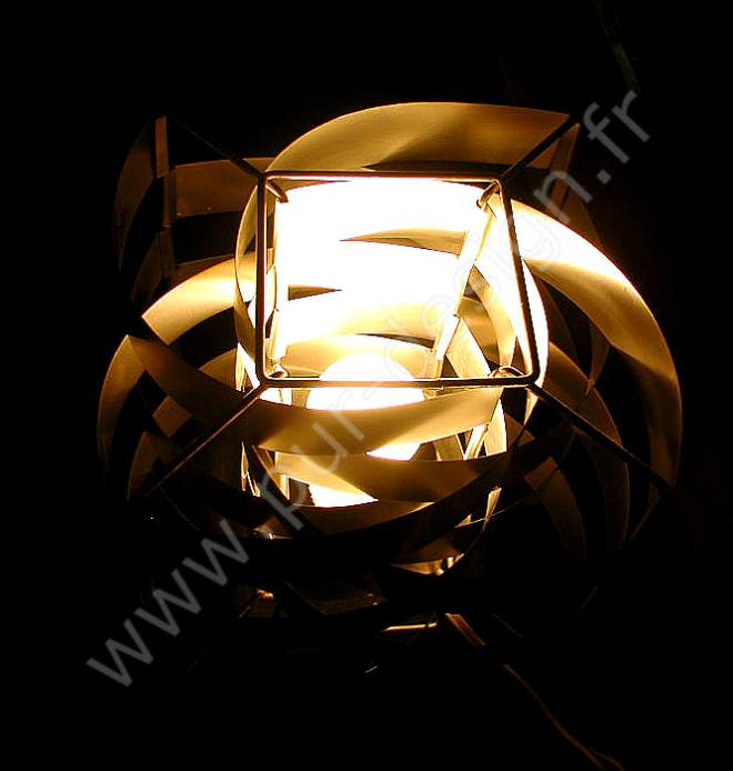 Lampe de table Uranus de Max Sauze, Design 70, Space Age. Pur Design.
