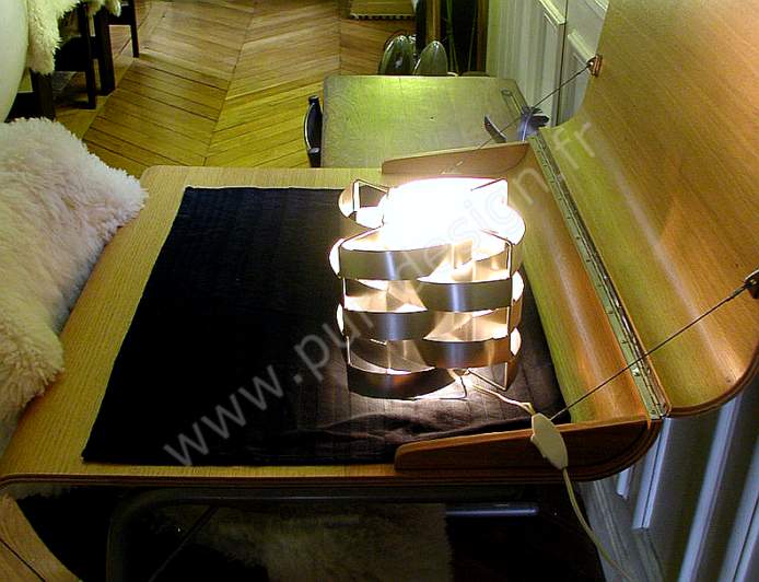 Lampe de table Uranus de Max Sauze, Design 70, Space Age. Pur Design.