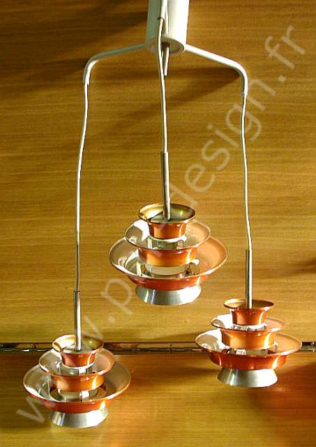 Lustre Fog & Morup, Design Scandinave 70's. . Pur Design.