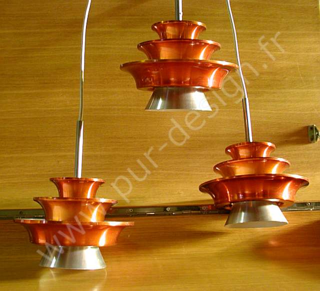 Lustre Fog & Morup, Design Scandinave 70's. . Pur Design.