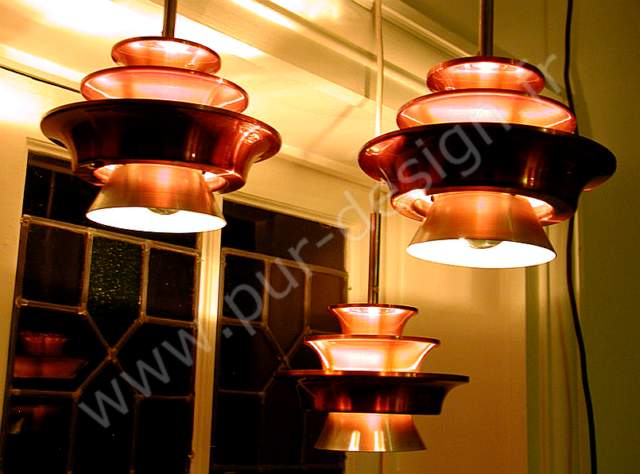 Lustre Fog & Morup, Design Scandinave 70's. . Pur Design.