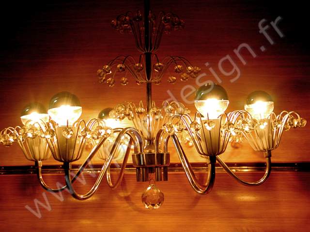  Lustre Fontaine d'Emil Stejnar, 1960's. Pur Design.