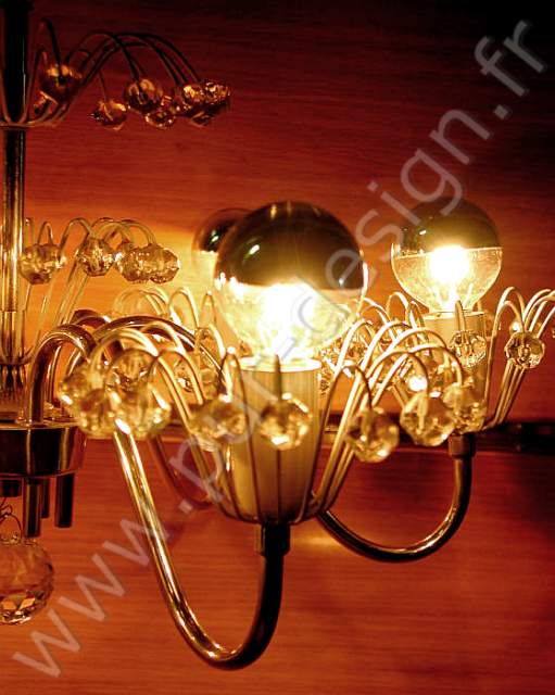  Lustre Fontaine d'Emil Stejnar, 1960's. Pur Design.