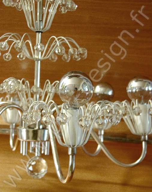  Lustre Fontaine d'Emil Stejnar, 1960's. Pur Design.