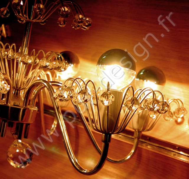  Lustre Fontaine d'Emil Stejnar, 1960's. Pur Design.