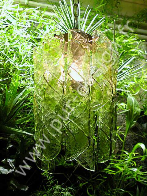 Superbe lustre Mazzega de Murano, Space Age. Pur Design.