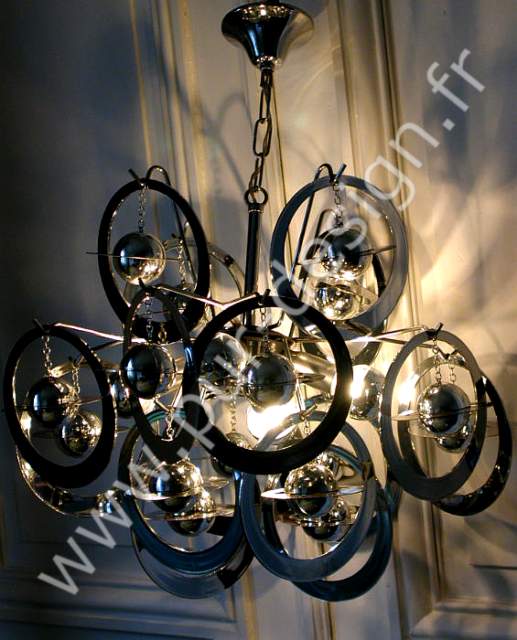 Lustre spoutnik  plantes era Sauze GM, Design 70. 