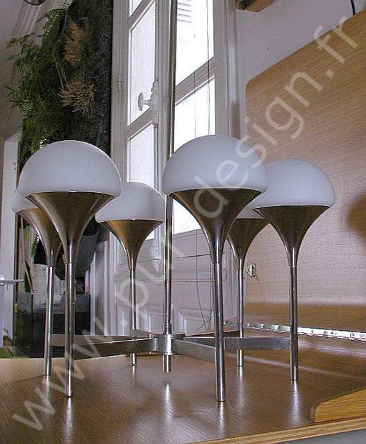 Lustre Sciolari dans un esprit Art Dco, Design 50-60's. Pur Design.