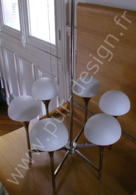 Lustre Sciolari dans un esprit Art Dco, Design 50-60's. Pur Design.