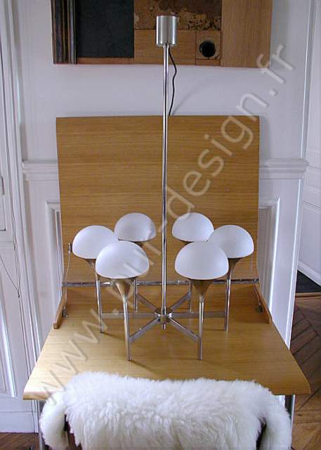 Lustre Sciolari dans un esprit Art Dco, Design 50-60's. Pur Design.