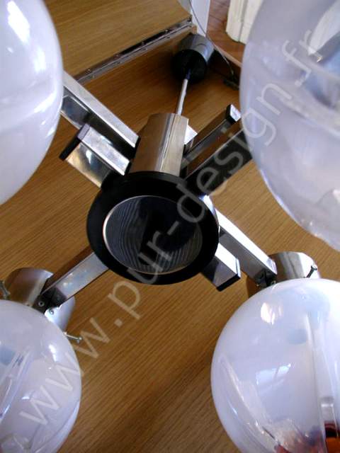 Lustre Sciolari Mazzega (Murano), Space Age. Pur Design.