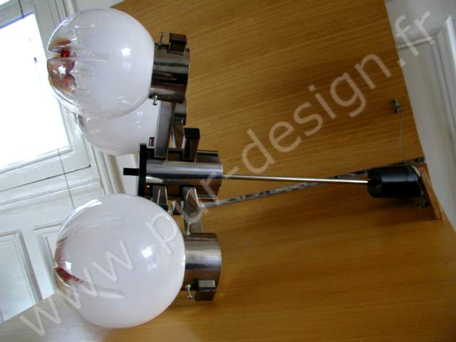 Lustre Sciolari Mazzega (Murano), Space Age. Pur Design.