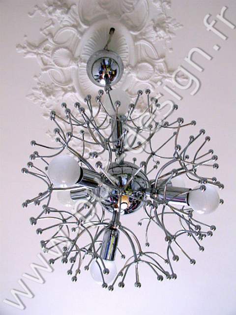 Lustre Sputnik Pistillo, circa 70, Space Age. Pur Design.