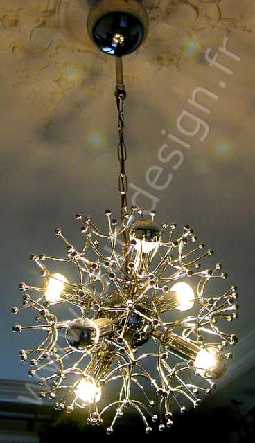 Lustre Sputnik Pistillo, circa 70, Space Age. Pur Design.