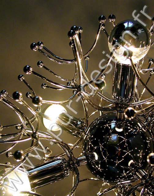 Lustre Sputnik Pistillo, circa 70, Space Age. Pur Design.
