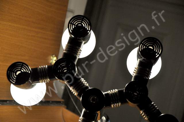 Suspension Targetti Sankey, modle molcules. Space Age. Pur Design.