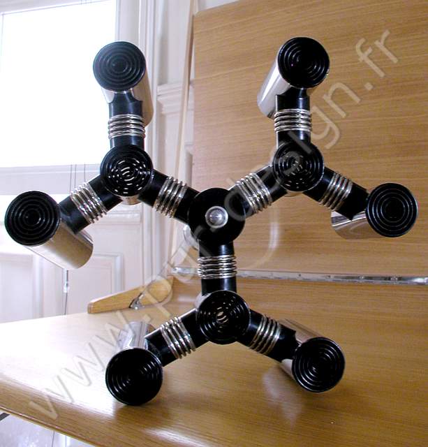 Suspension Targetti Sankey, modle molcules. Space Age. Pur Design.