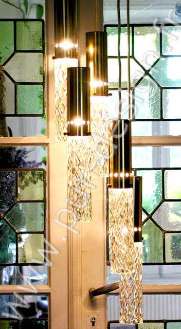 Superbe lustre en cascade Venini, Modernistes. Pur Design.