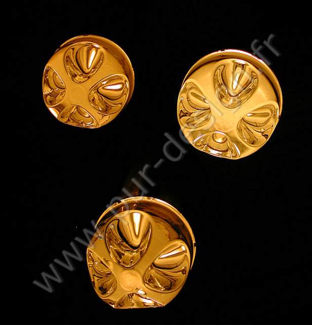 Suspension en cascade  cabochons de cristal, de RAAK Amsterdam, ref.  B-1105 , Space Age, Design 70. Pur Design.