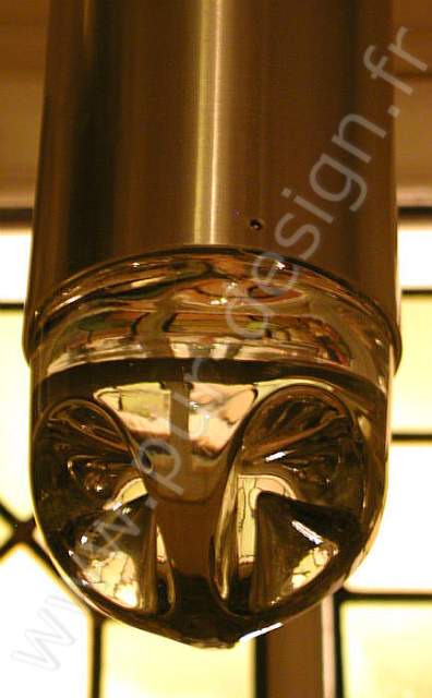 Suspension en cascade  cabochons de cristal, de RAAK Amsterdam, ref.  B-1105 , Space Age, Design 70. Pur Design.