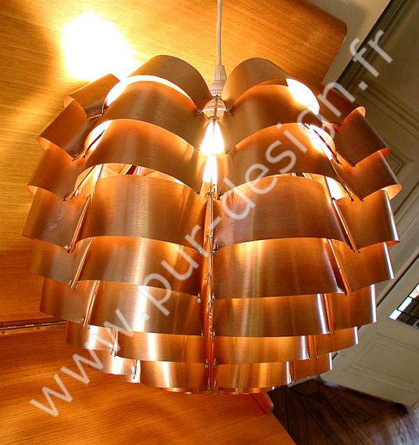 Suspension Orion de Max Sauze, Design 70, Space Age. Pur Design.