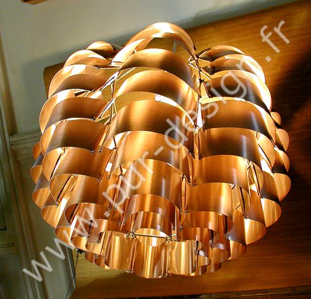 Suspension Orion de Max Sauze, Design 70, Space Age. Pur Design.