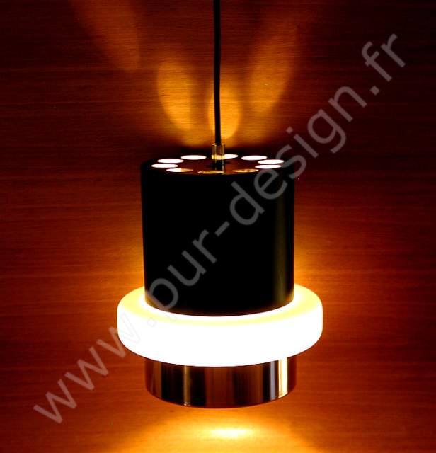 Suspension Locarno de Louis Kalff, Design scandinave. Pur Design.
