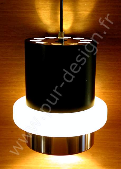 Suspension Locarno de Louis Kalff, Design scandinave. Pur Design.