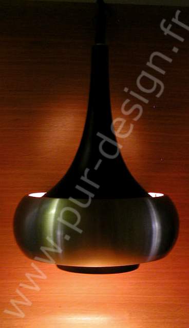 Suspension de Carl Thore, Fog & Morup, Noir & Argent, Design scandinave. Pur Design.